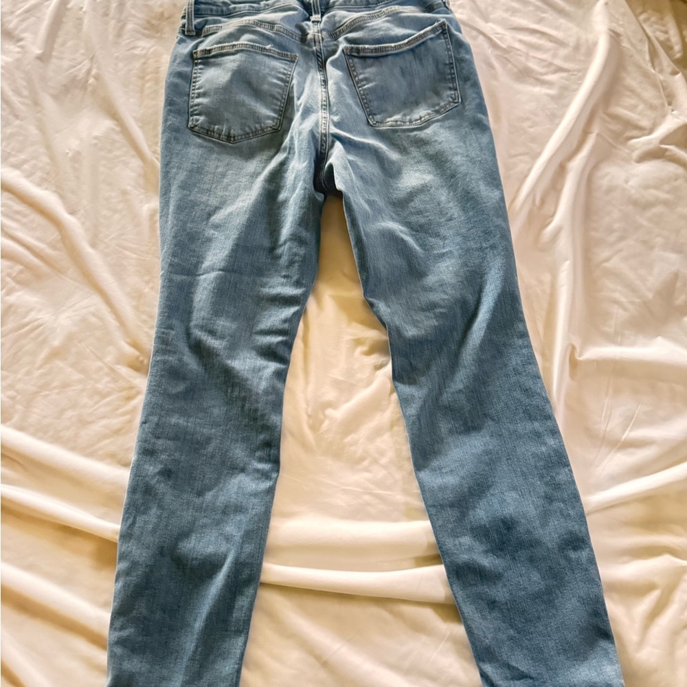 Universal Thread Denim Button Fly High Rise Skinn… - image 8